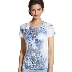 Chico’s Zenergy Nini Paisley Print Tee